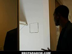 Horny housewife strikes a deal by riding and deepthroating the black dude her husband fired!