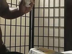 Cooking adventure with llamas after dark in the kitchen using bananas and food for free