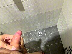 Young Colombian Guy Masturbates Huge Monster Cock With Double Cumshot Close Up In Homemade Hotel Balcony And Bathroom
