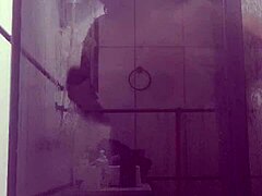 stepmom gets wild in bathroom sex with big ass ebony milf riding big cock in doggystyle