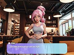 Corlan plays as naughty girlfriend with big tits and shaved pussy in v0 1