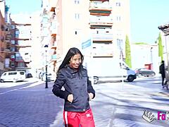 This sweet Asian hottie Lore gets banged in a casting interview. She rides cowgirl and takes it doggystyle like a pro.