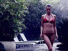 hey 😏 alessandra ambrosio is teasing with a hot striptease, wanna watch her undress slowly?