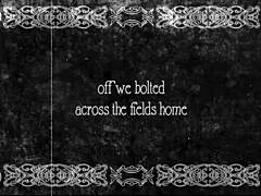 in olden days, a glimpse of stocking... you ready for that hairy beaver action?