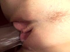 whoa, check this interracial blonde college student taking big black cock deep in wet rough anal sex 🍆💦