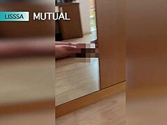 mutual masturbating session with blonde babe lisssa using toys and cumshot