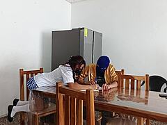 मेरी क्यूट कर्वी लैटिना कजिन लिंगरी में गांड हिलाकर मास्टर को लुभाने की प्रैक्टिस 😍