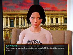 Redhead teen explores relationships in the game my new family episode 425