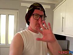 leeds nerd fingerbangs skinny brit in first time masturbation session... it's so awkward but hot