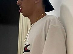 Caught her bathing unexpectedly, leading to an intriguing bareback encounter in Brazilian style