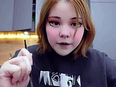 furiyssh enjoyed a casual mugbang session as the pretty chubby alternative amateur