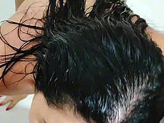 novinha gives eager blowjob and handjob to japanese guy in secret while parents rest nearby