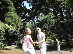 Hunt4k shows how she nearly lost her wallet but discovered wild sex for cash with old cuckold pov in hidden cam reality