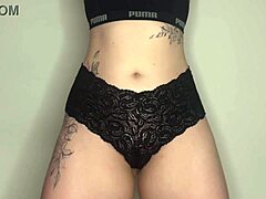 Amateur Indian Latina Teases with Tight Cameltoe Panties in Homemade POV Fetish Video