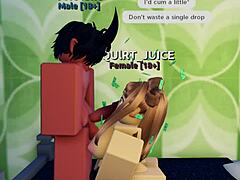 Creamy Anal Sex Scene Featuring Blowjob And Assfucking In Roblox Condo Environment