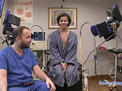 Dr tampa - do they really health care about you - rebel wyatt. Backstage pov with big tits and pierced nipples in latex gloves.