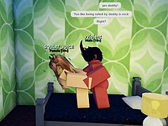 Creamy Anal Sex Scene Featuring Blowjob And Assfucking In Roblox Condo Environment