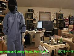 Doctor Tampa Gets Cum Extraction Treatment From Nonbinary Doctors In Hospital Clinic