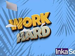 young argentinian girl with curvy ass seduces her boss while the stepson spies and then fucks her