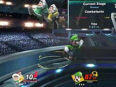 green plumber takes on innocent twins in wild game?