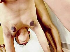 Intense threesome sex unfolds with passionate hotties banging wildly in raw action