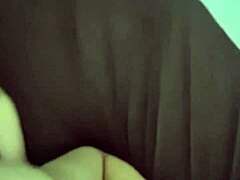 Wife bends over doggystyle then rides cowgirl in thong panties with big ass shaking