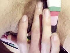 Why Does This Brunette Babe Experience Her First Time Cumming on Camera With Hairy Pussy Dripping Wet?