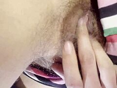 Why Does This Brunette Babe Experience Her First Time Cumming on Camera With Hairy Pussy Dripping Wet?