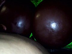 Hefty Heavy Chocolate Cheeks Sex Doll in Fetish Action