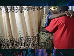 My landlady came for her rent in cosplay with big ass ebony chubby curves