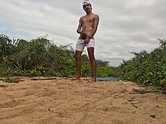Subtle African Vibes Hint at Beach Handjob and Cumshot in Suggestive Outdoor Setting with Intriguing Twists