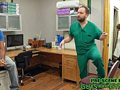 Hey, catch this backstage roleplay with student interns like angel ramiraz in nurse gloves and shaved pussy hospital fun