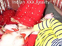 indian desi step mom engages with step son in quick missionary session with dirty talk