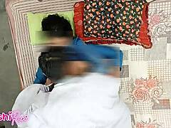 Indian Teacher Fucks Cute Hairy Pussy Student In Dorm Quickie With Creampie And Moaning!