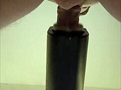 oh man, getting milked with that remote sextoy from pov down under... huge cumshot solo action homemade style