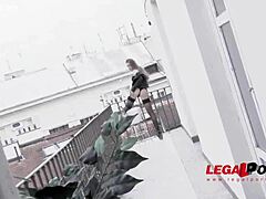 alexis crystal suggests wild assfucking and double penetration as horny slut reamed by two cocks in sz1221