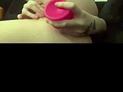 Horny british slut girlfriend experience with solo masturbation and squirting orgasm on webcam.