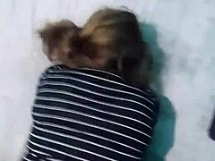 Pov Doggystyle Action With Emo Latina Milf Bent Over On Big Bed During Webcam Session