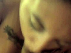 Horny Mexican Prostitute Sucks Cock Close Up in Slutty Lingerie Session