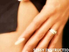 Crossdressing sissy gets femdom pov humiliation learning to take cock like real girl