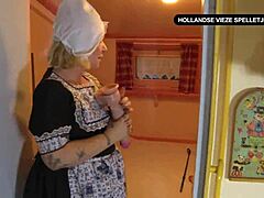 oh wow, this dutch milf is getting a wild deepthroat in those naughty hollandse vieze spelletjes, all in nederlands gesproken porno