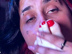 I Feel So Aroused Wanting To Suck These Pretty Toes In Bisexual Domination With Choking, Deepthroat, And Tickling Redhead.