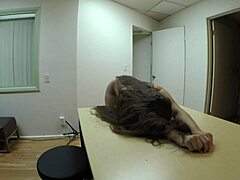 Skinny slut audrey decker takes big tits blowjob and deepthroat gagging in hardcore casting interview! 😱🍆