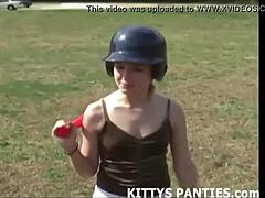 Petite teen babes in lingerie enjoy lesbian fetish play in hotel room all to themselves