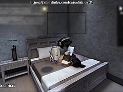 even after finishing she kept going for more in that bent over session 😈