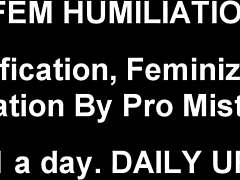 Squeezing fat ass into lingerie for femdom pov fetish play