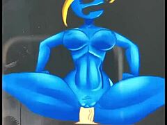 internet cowgirl riding in cute cowgirl position