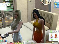 two lesbian friends explore their desires through intimate crossdressing encounters.