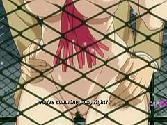 बस्टी टीचर को स्टूडेंट्स की नॉटी डिस्ट्रक्शन एनिमे सीन में