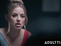 adult time - sex addict little 18+ puck gets fisted & double penetrated in rough dvp gangbang